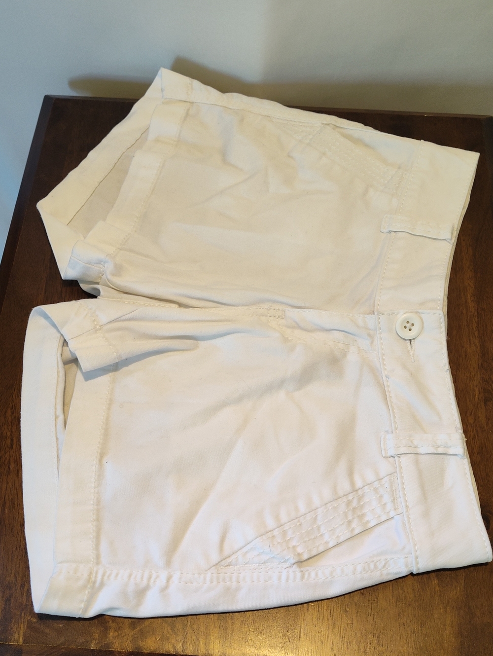 White Casual Cotton ShortsSz 1/2